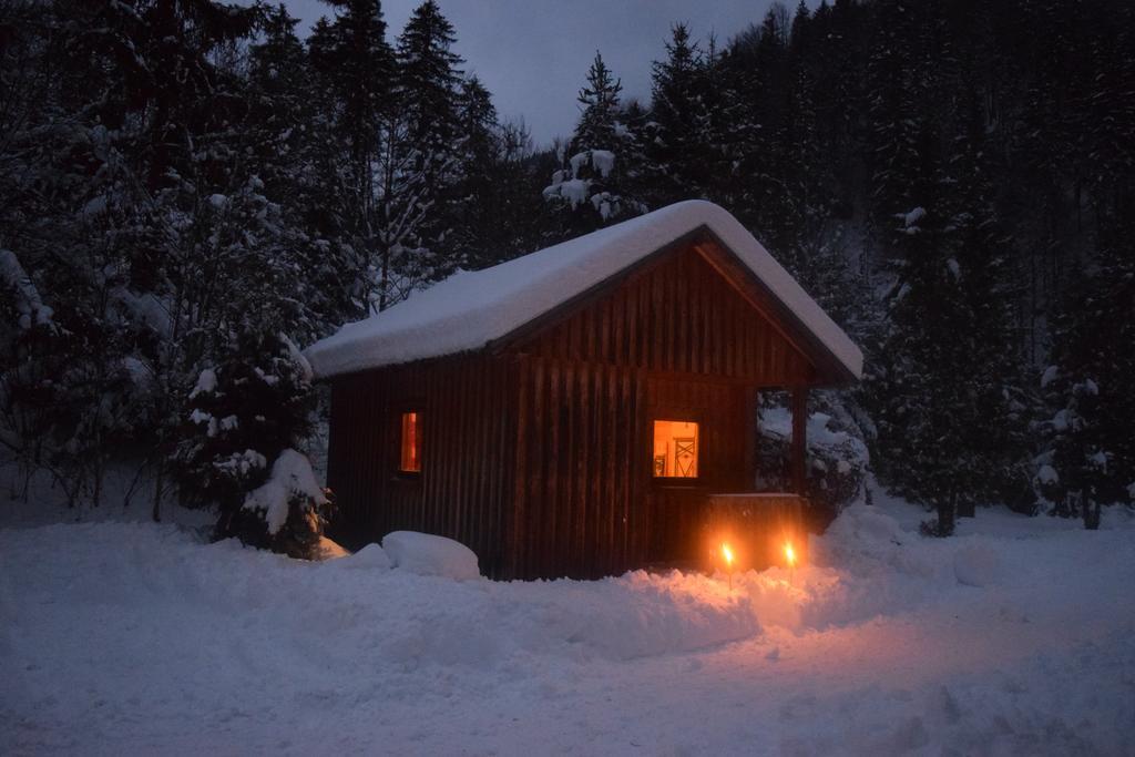 ホテル Camping Und Chalet Saggraben パルファウ エクステリア 写真